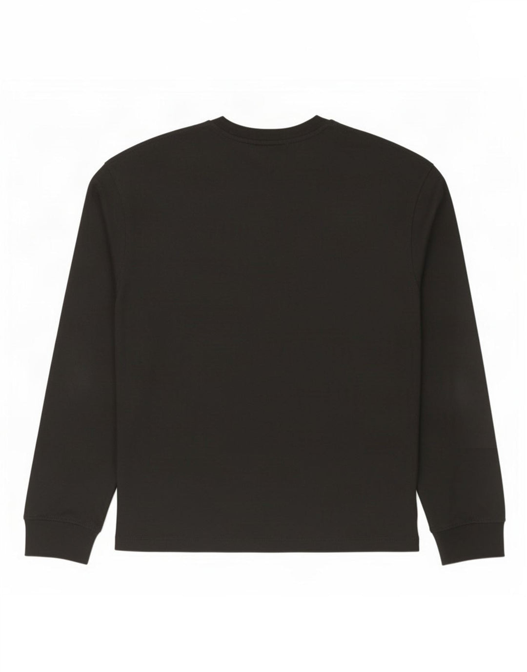 Zara Hombre Top Manga Larga Medio Negro Algodón