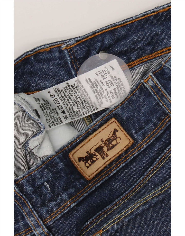 Levi's Womens 570 Straight Jeans W29 L30 Blue Cotton