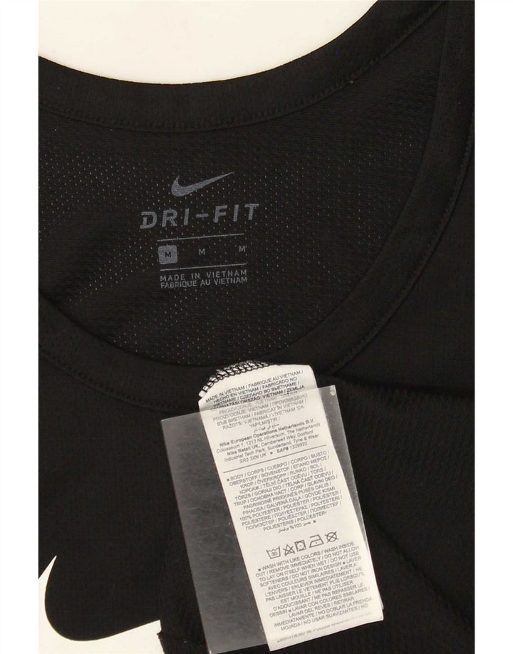 Γραφικό γιλέκο Nike Mens Dri Fit, μεσαίο μαύρο πολυεστέρας