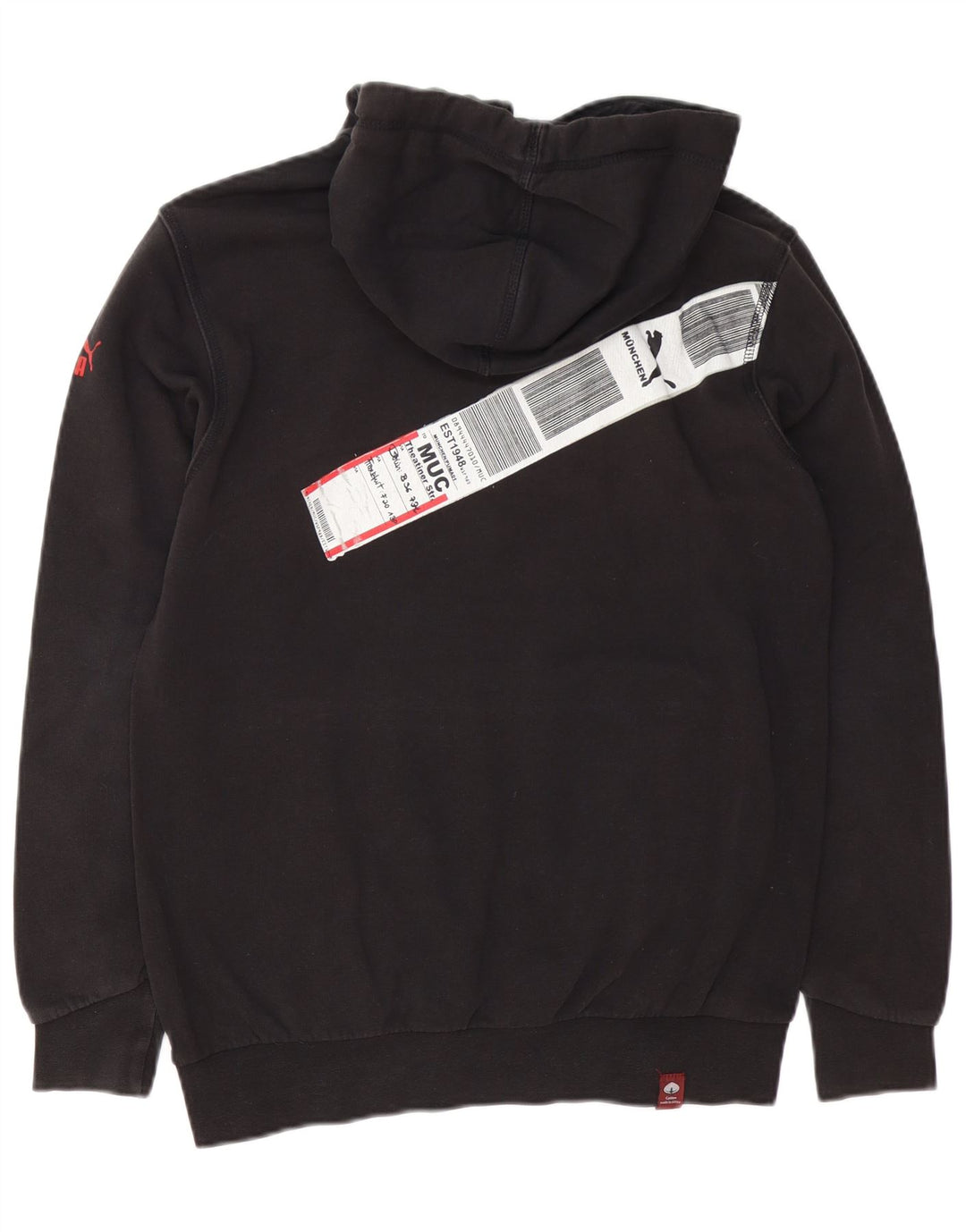 Męski sweter z kapturem Puma Munchen Graphic, mały, czarny