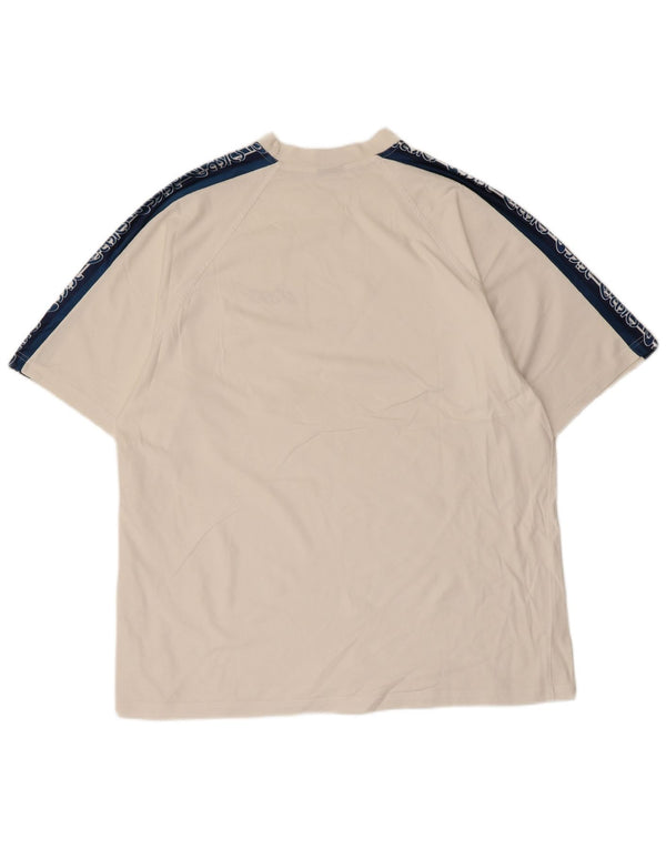 Asics Hombre Camiseta Gráfica Top XL Blanco Colorblock