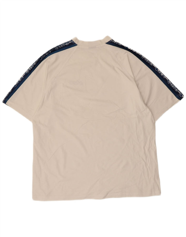 Asics Mens Graphic T-Shirt Top XL White Colourblock