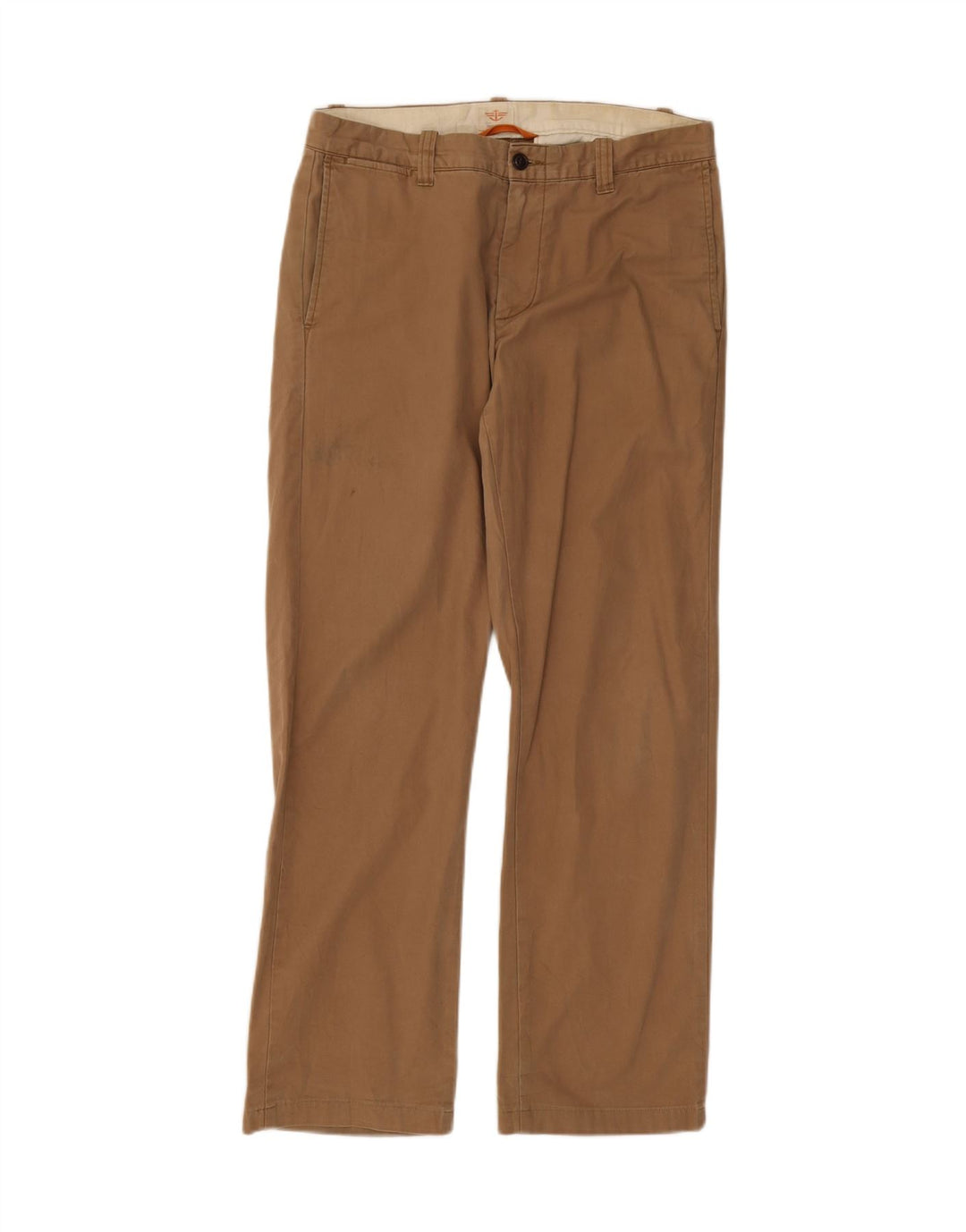 DOCKERS Mens Straight Chino Trousers W33 L30 Brown Cotton Vintage Dockers and Second-Hand Dockers from Messina Hembry 