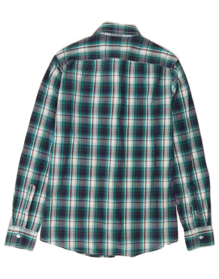 BENETTON Mens Shirt Small Green Check Vintage Benetton and Second-Hand Benetton from Messina Hembry 
