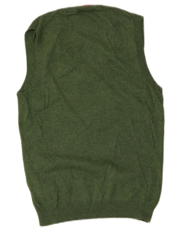 Boden Damen-Weste-Tanktop UK 12 aus mittelgrüner Baumwolle