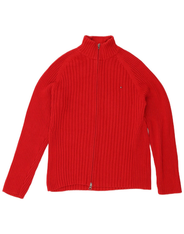 Женский кардиган Tommy Hilfiger UK 20 2XL, красный хлопок