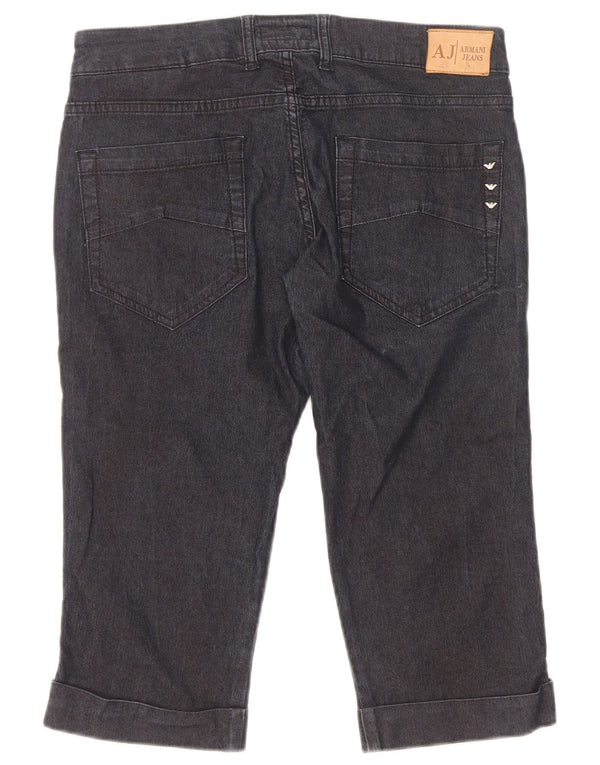 Armani Bermuda-denimshorts til kvinder W29 L18 Marineblå bomuld