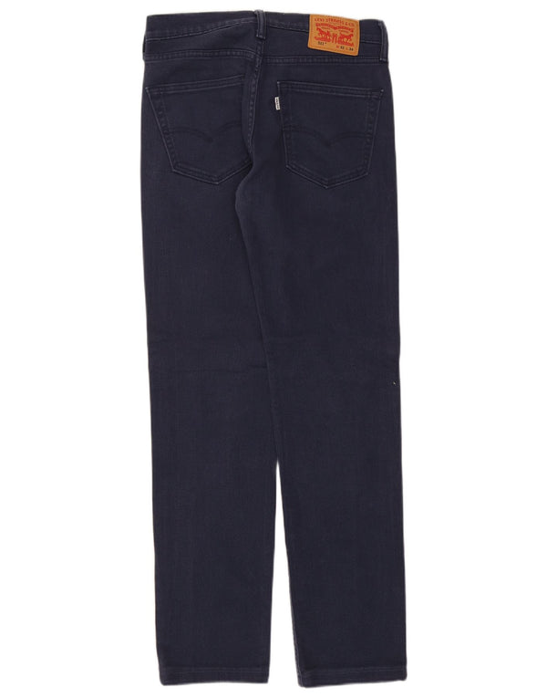 Levi's Uomo 511 Slim Jeans W32 L32 Cotone Blu Navy