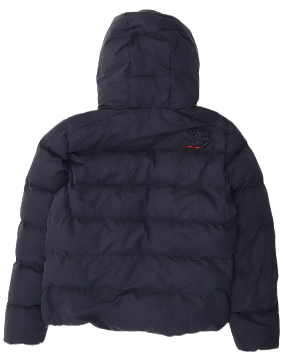 Superdry Herren-Kapuzenjacke, wattiert, UK 38, mittelmarineblau, Polyester