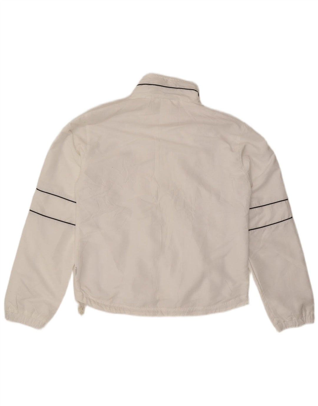 Fila Womens Tracksuit Top Jacket UK 16 Large White Polyester