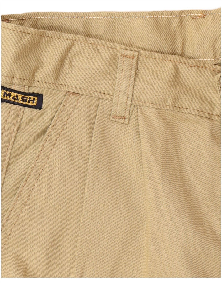 Mash Womens Straight Pegged Chino Trousers IT 42 Medium W26 L37 Khaki