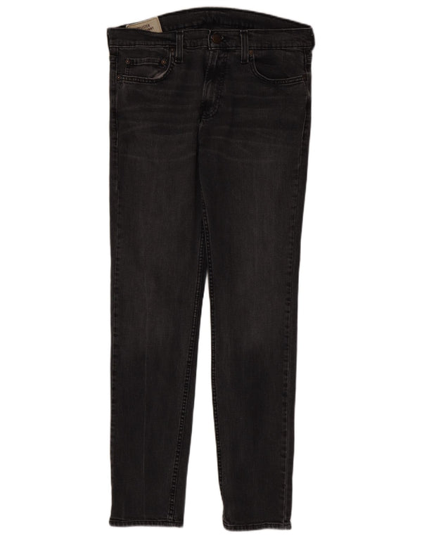 Hollister Mens Super Skinny Jeans W32 L32 szürke pamut