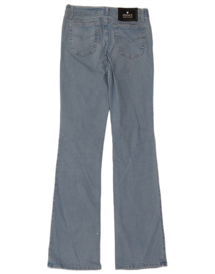Versace Vaqueros Acampanados W29 L32 Algodón Azul