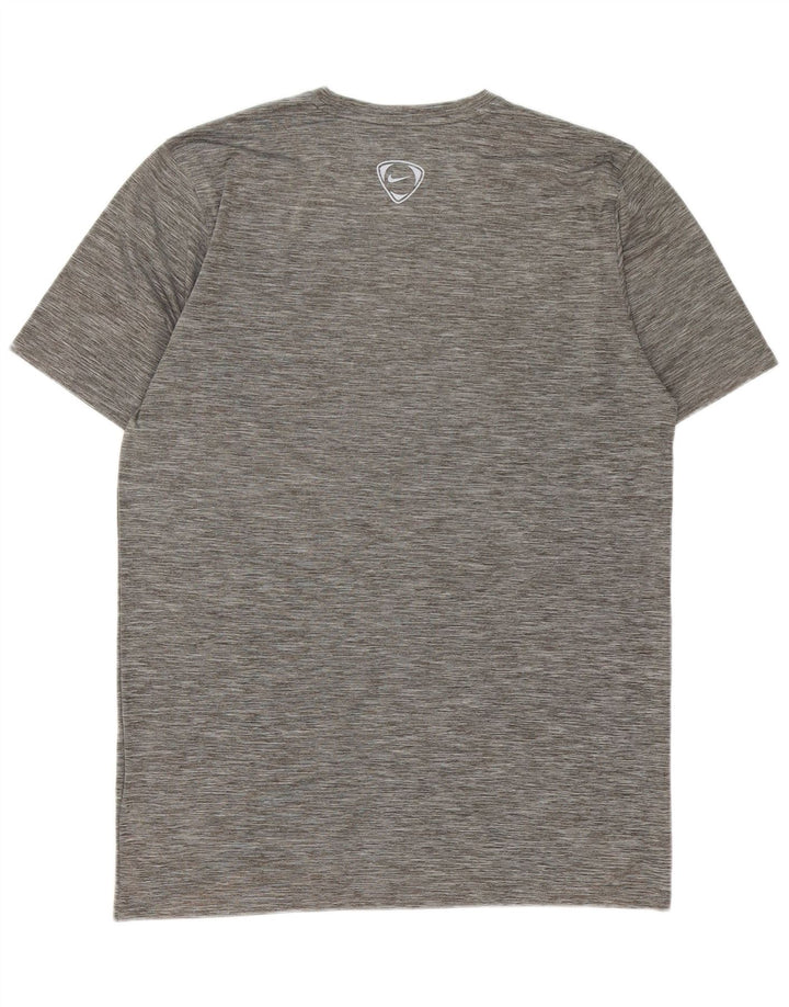 Nike Mens Dri Fit T-Shirt Top 3XL Grey Flecked Polyester