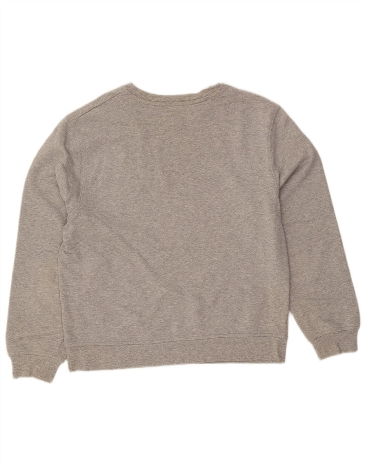 FRENCH CONNECTION Womens Graphic Sweatshirt Jumper UK 10 Small Grey