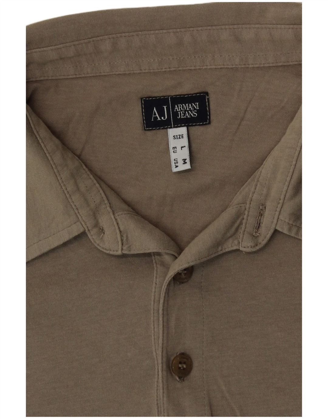 Armani Herren Poloshirt Mittelbraun