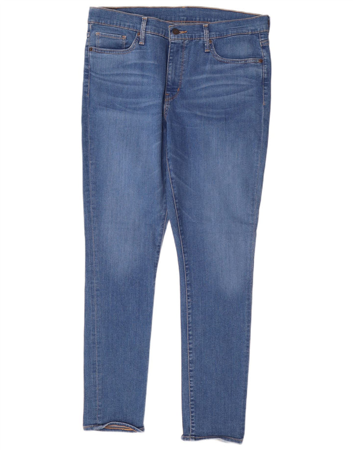 Levi's Womens Skinny Jeans W32 L30 Blue Cotton