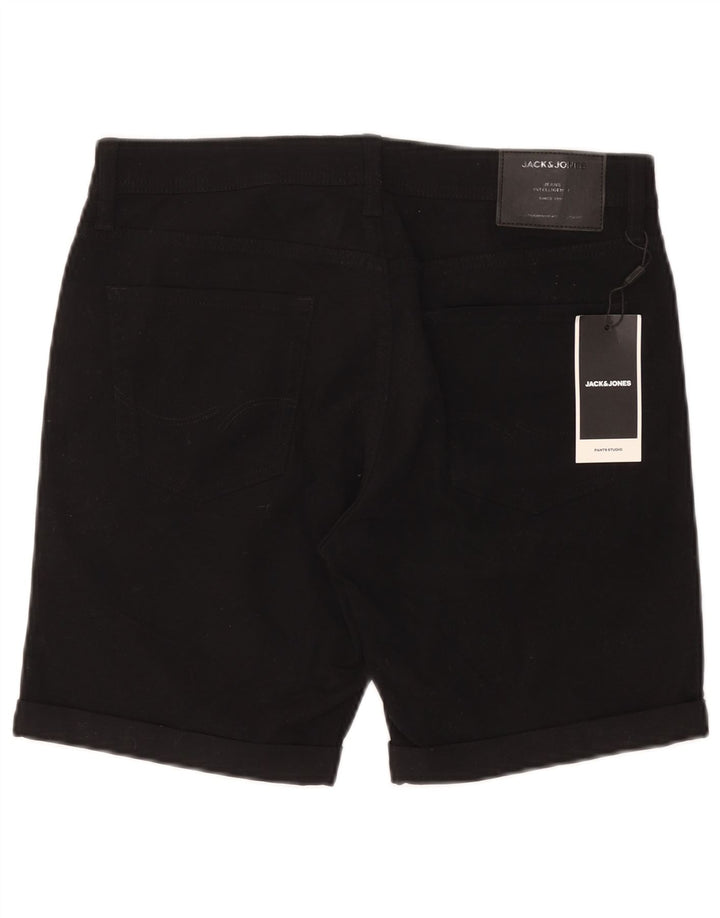 Jack & Jones Herren Regular Casual Shorts Medium W32 Schwarz Baumwolle