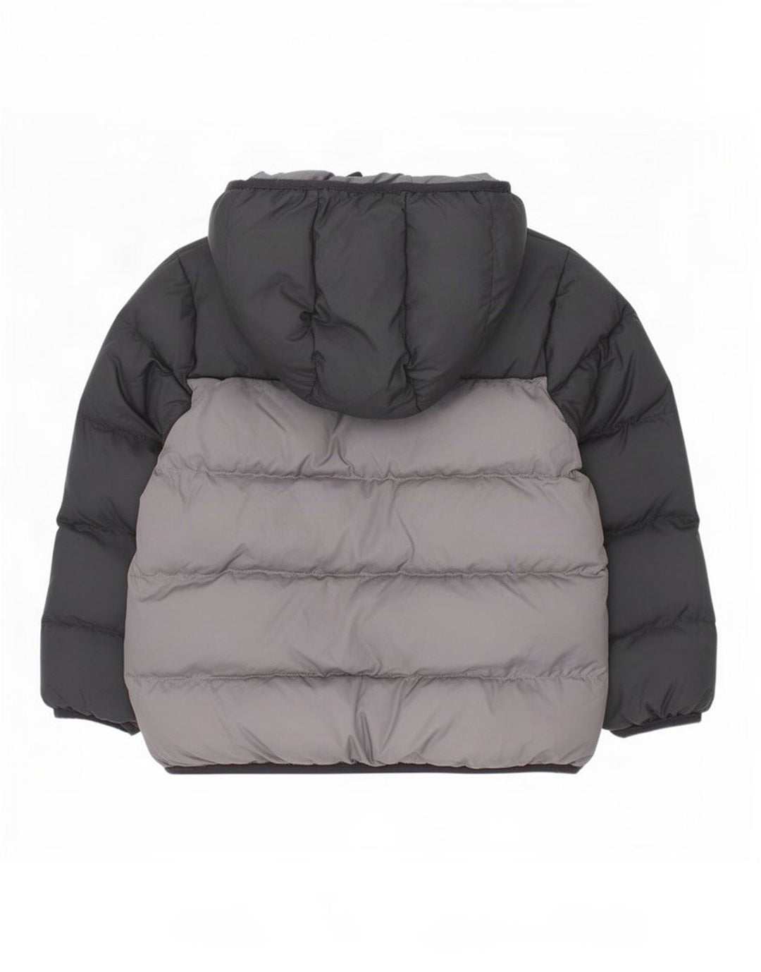 Adidas Chaqueta acolchada con capucha para niños 6-7 años Negro Poliéster color block