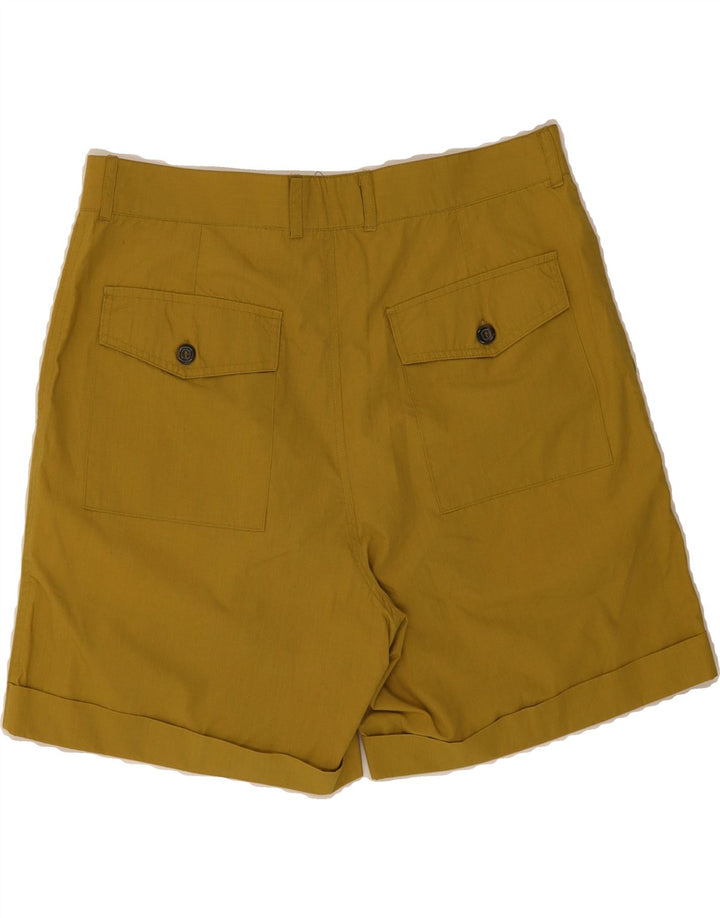VINTAGE Womens Pegged Chino Shorts Medium W32 Khaki Cotton Vintage Vintage and Second-Hand Vintage from Messina Hembry 
