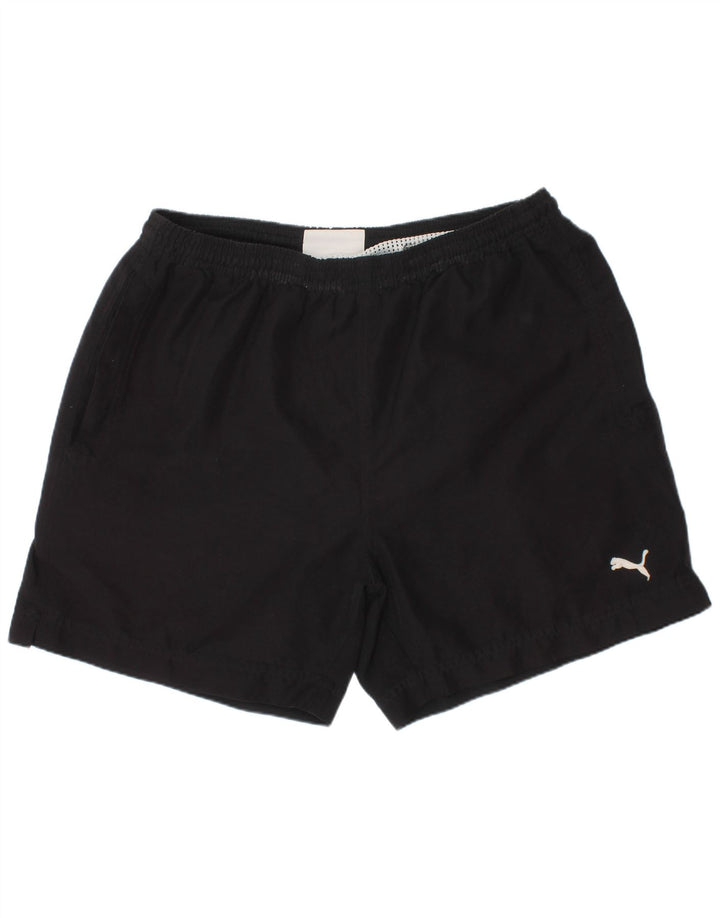 Puma Badeshorts für Jungen, 15–16 Jahre, schwarzes Polyester