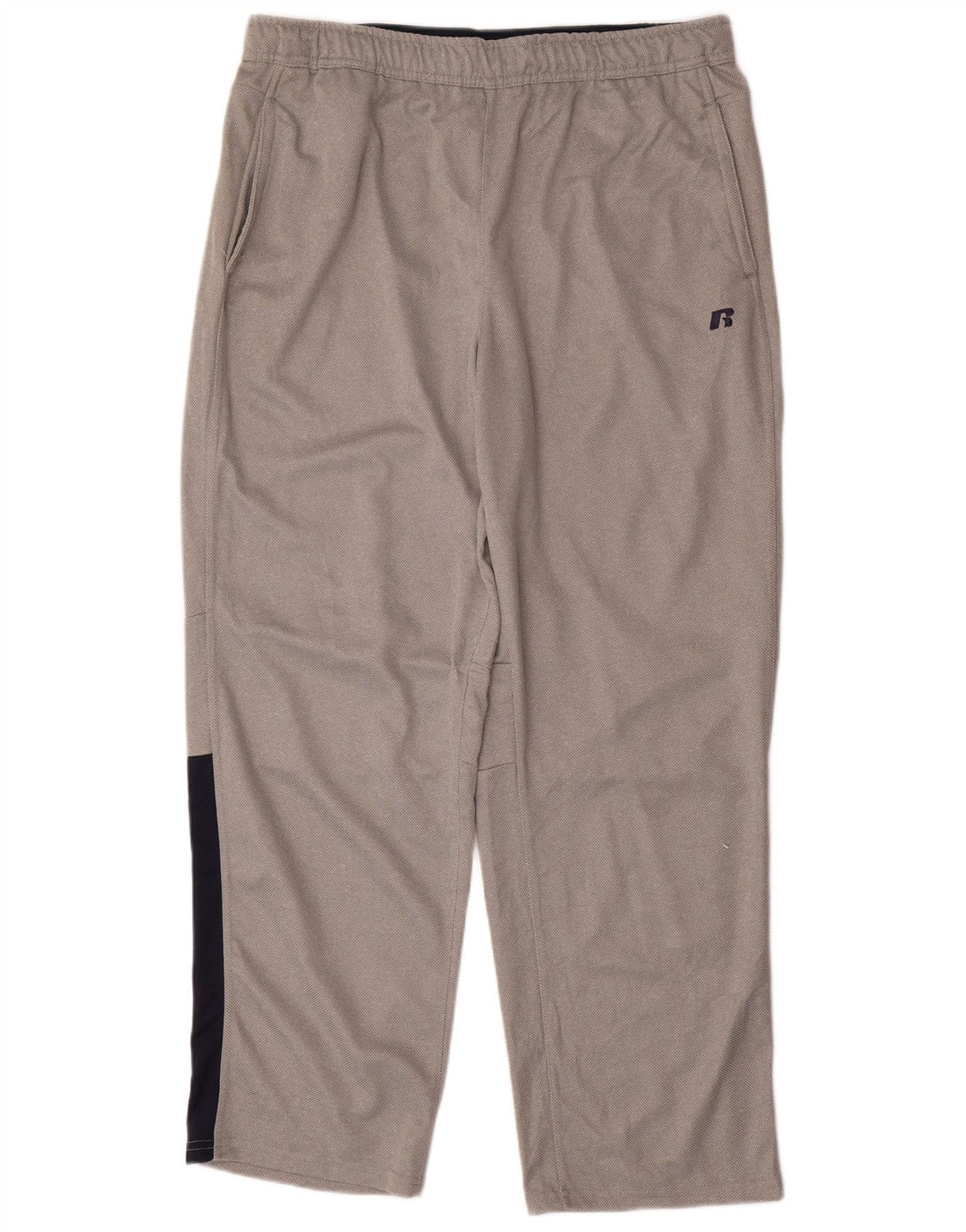 RUSSELL ATHLETIC Herren-Trainingshose, groß, graues Farbblock-Polyester