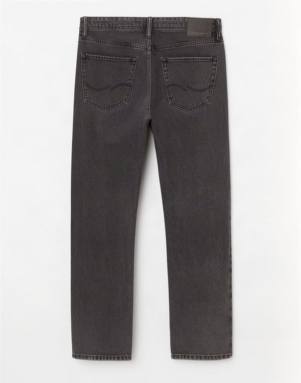 Jack & Jones Herren Straight Jeans W32 L32 Graue Baumwolle