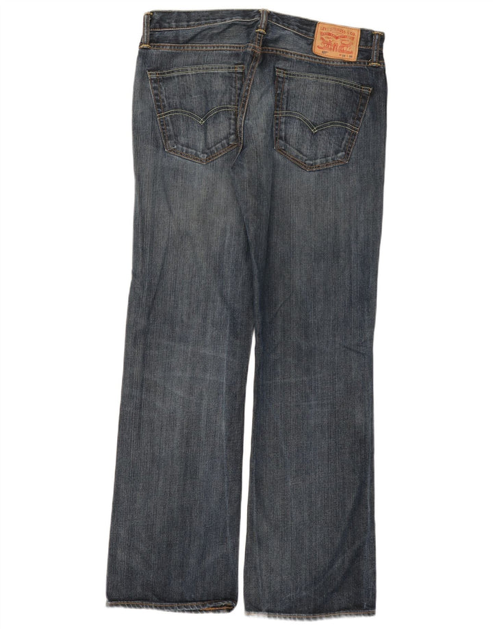 Levi's Herren 527 Bootcut Jeans W34 L30 Blaue Baumwolle