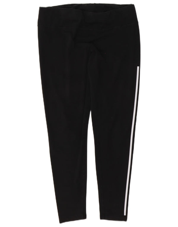 Leggings grafici Adidas Climalite da donna UK 20/22 XL Cotone nero