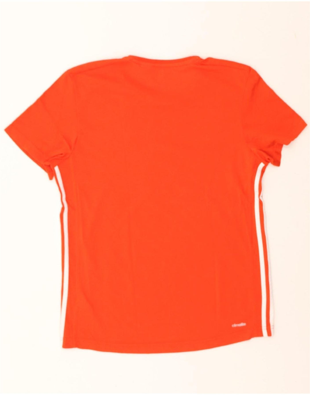 ADIDAS Mens Climalite T-Shirt Top Medium Orange Cotton Vintage Adidas and Second-Hand Adidas from Messina Hembry 