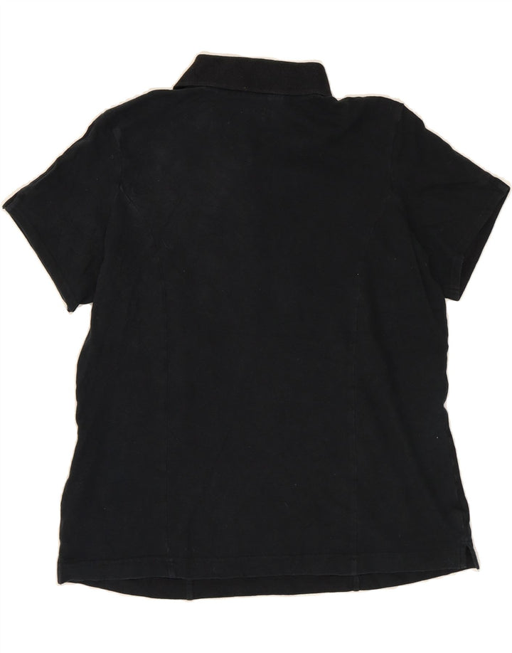LEE Womens Polo Shirt UK 16 Large Black Cotton Vintage Lee and Second-Hand Lee from Messina Hembry 