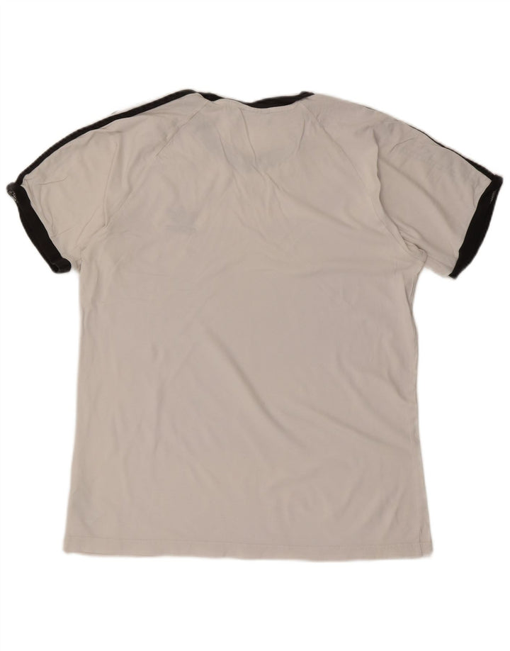 ADIDAS Mens T-Shirt Top Large White Cotton