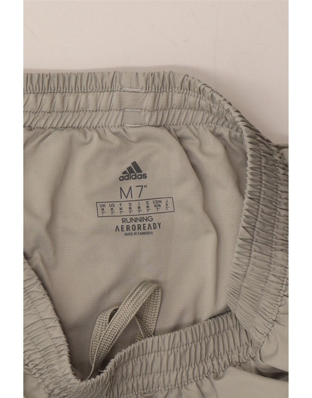 ADIDAS Mens Graphic Sport Shorts Medium  Grey Polyester Vintage Adidas and Second-Hand Adidas from Messina Hembry 