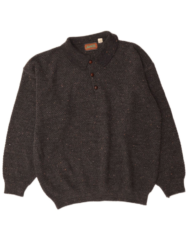 Mckenzie Damen-Pullover mit Rollkragen, UK 26 5XL, grau geflecktes Polyacryl