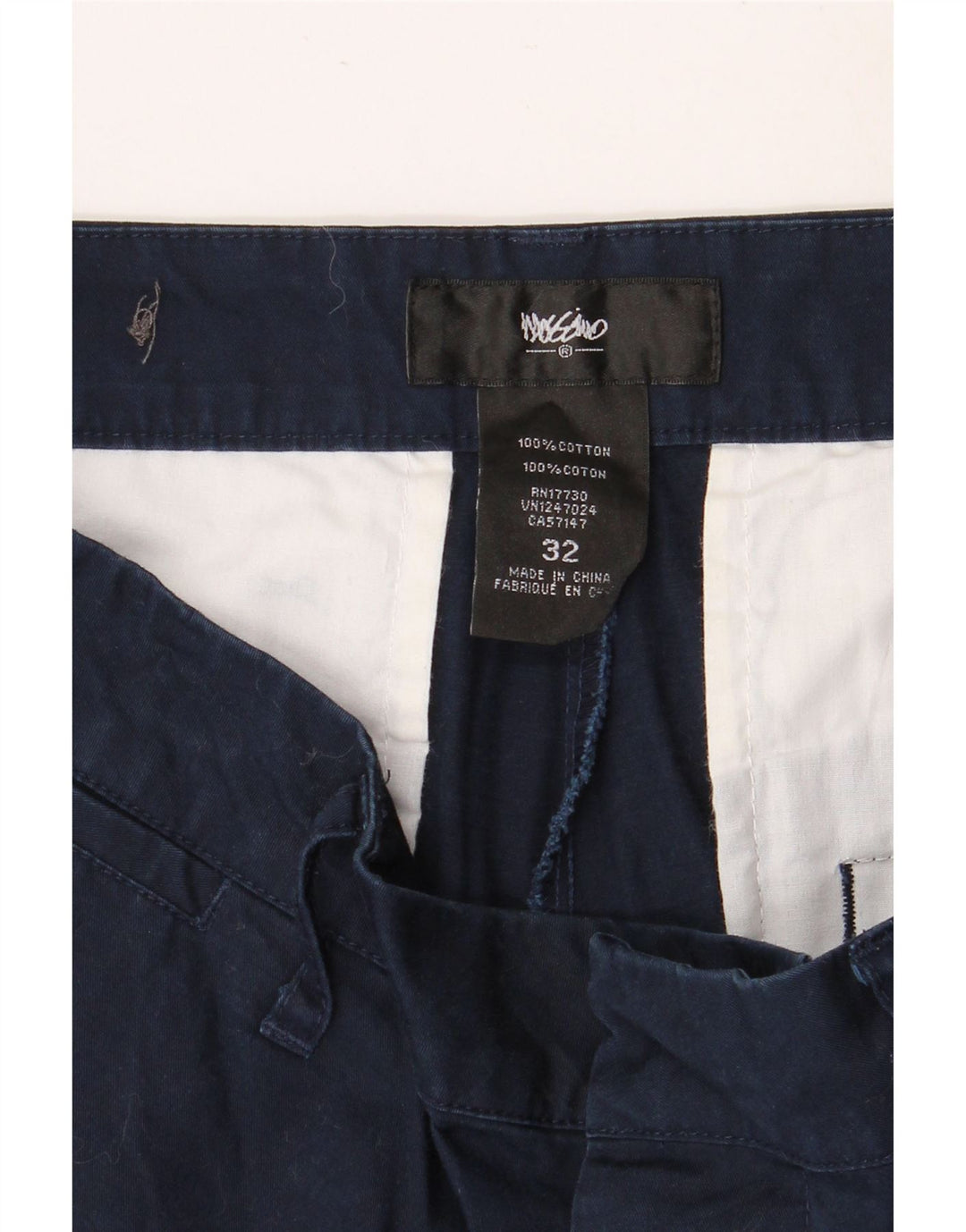 MOSSIMO Mens Cargo Shorts W32 Medium Navy Blue Cotton