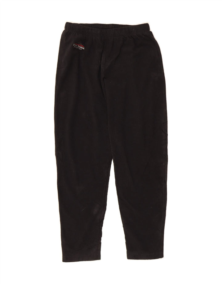 COLUMBIA Womens Tracksuit Trousers UK 12 Medium  Black Polyester Vintage Columbia and Second-Hand Columbia from Messina Hembry 