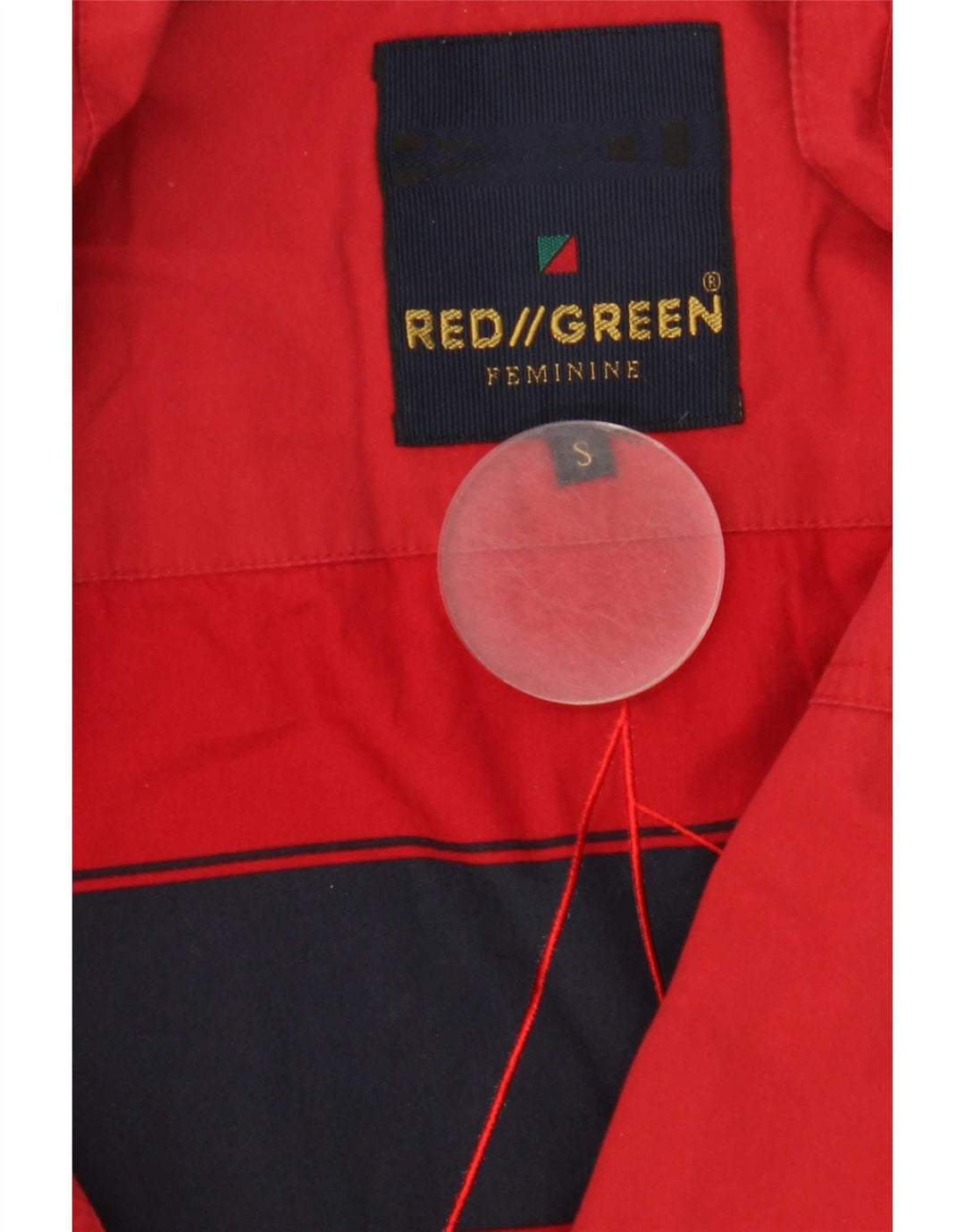 Vintage Womens Gilet UK 10 Small Red