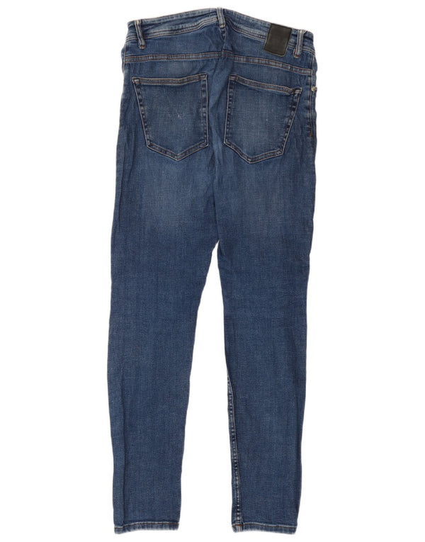 Zara Mens Skinny Jeans EU 42 Large W32 L30 Blue