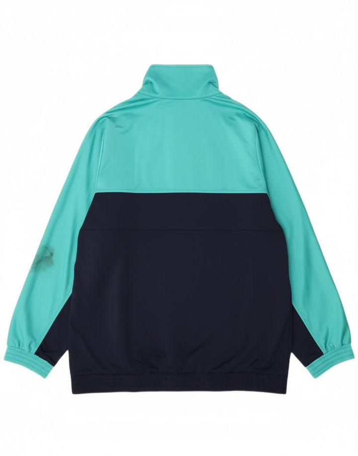 BRUGI Mens Tracksuit Top Jacket XL Turquoise Colourblock Polyester