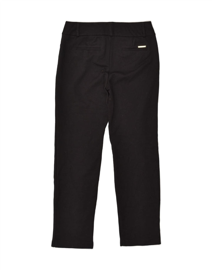 MICHAEL KORS Womens Slim Casual Trousers US 6 Medium W28 L28 Black | Vintage Michael Kors | Thrift | Second-Hand Michael Kors | Used Clothing | Messina Hembry 