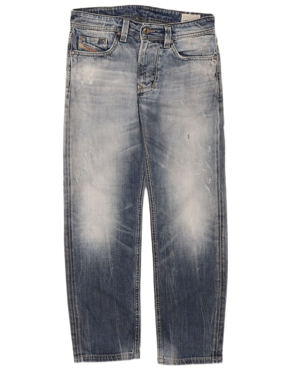 Diesel Girls Larkee-TJ Distressed Tapered Jeans 13-14 Years W30 L27 Blue