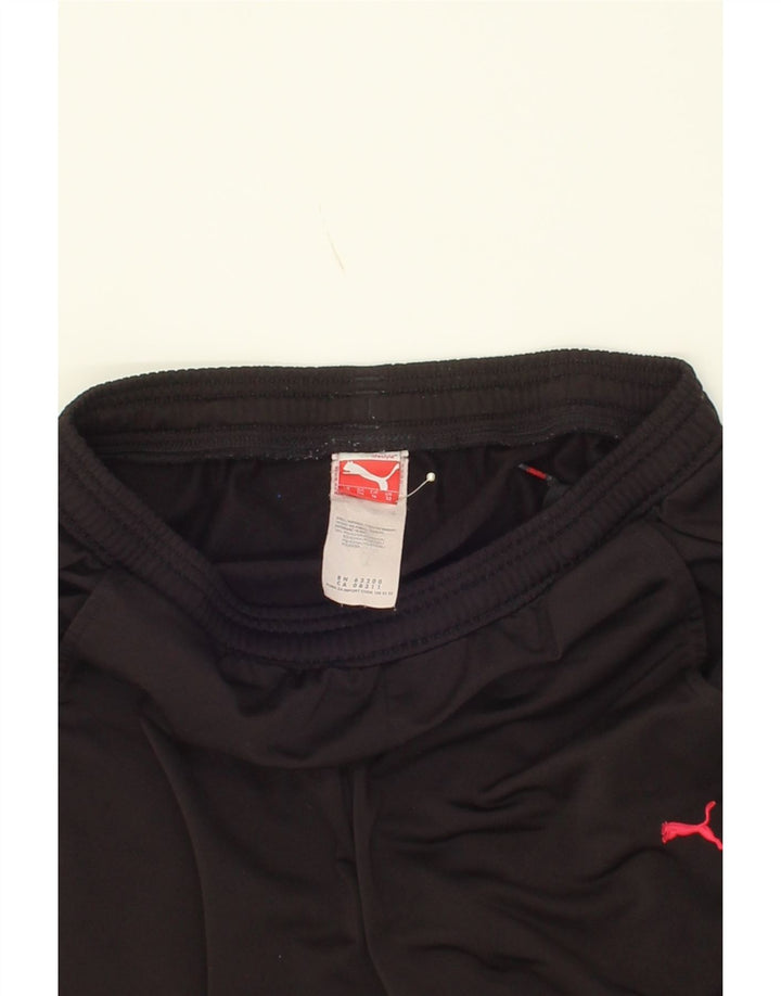 PUMA Mens Tracksuit Trousers Medium Black Polyester Vintage Puma and Second-Hand Puma from Messina Hembry 