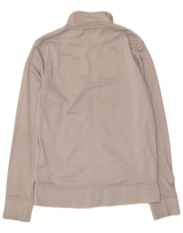 Kappa Womens Tracksuit Top Jacket Large Grey Polyester