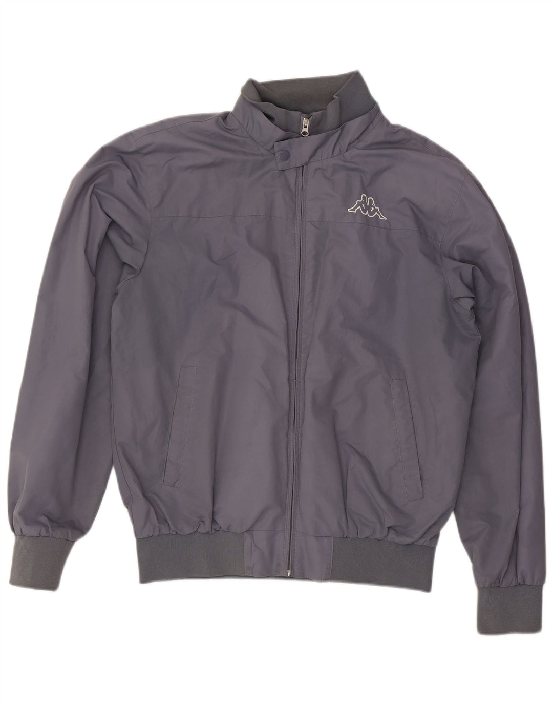 KAPPA Mens Bomber Jacket UK 44 2XL Grey Polyester