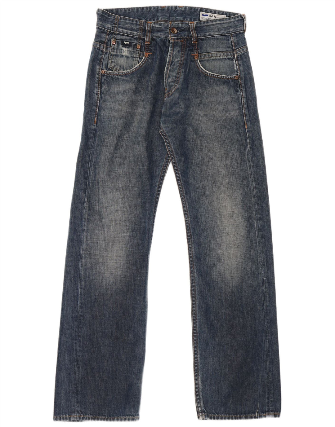 Vaqueros Bootcut Gas Hombre W30 L32 Algodón Azul