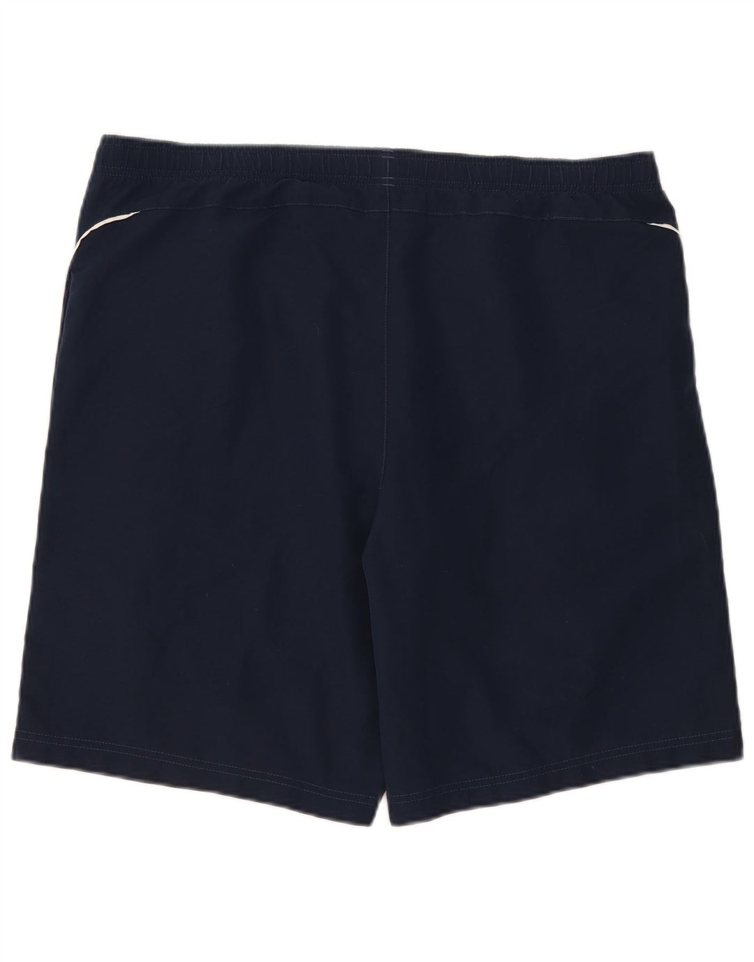 Reebok Mens Sport Shorts Large Navy Blue Polyester
