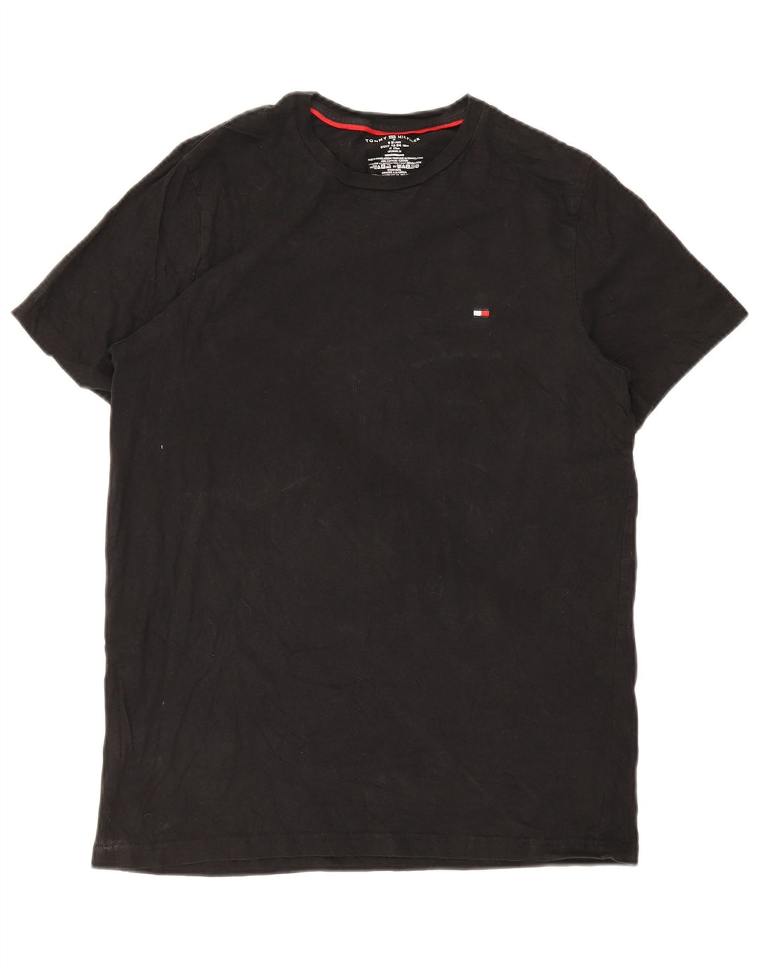 Tommy Hilfiger T-Shirt Homme Noir Moyen Coton