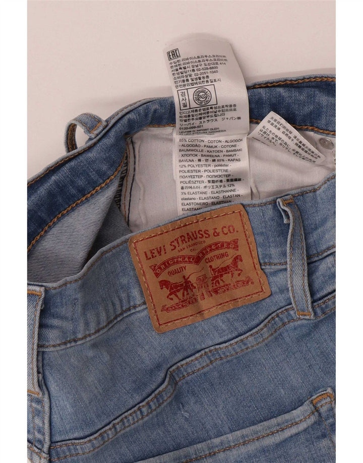 Levi's Womens Skinny Jeans W28 L27 Blue Cotton