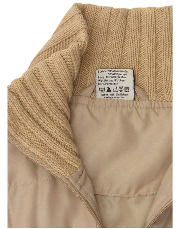 Bomber Vintage pentru femei EU 36 Poliester Bej Mic