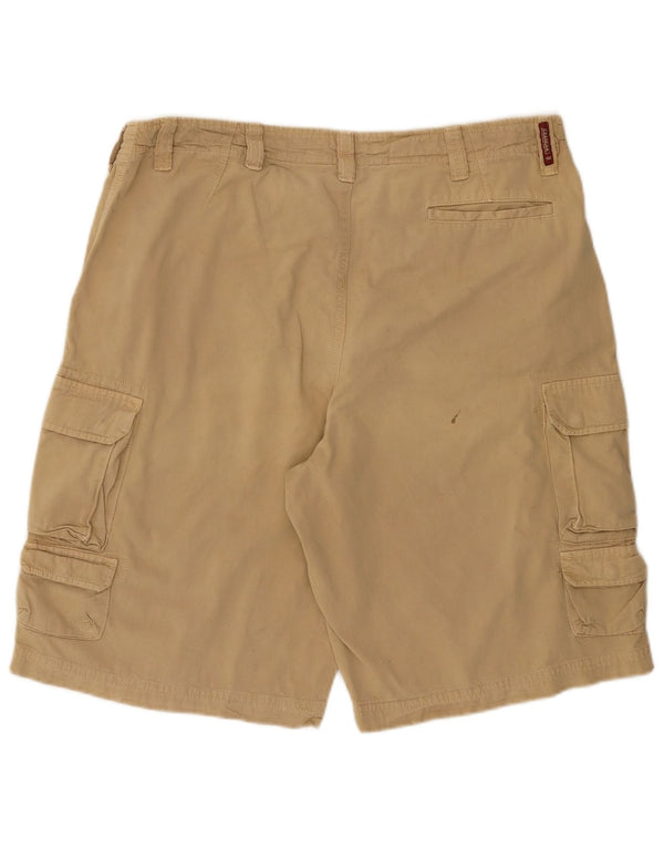 Carrera Mens Cargo Shorts W36 nagy bézs pamut